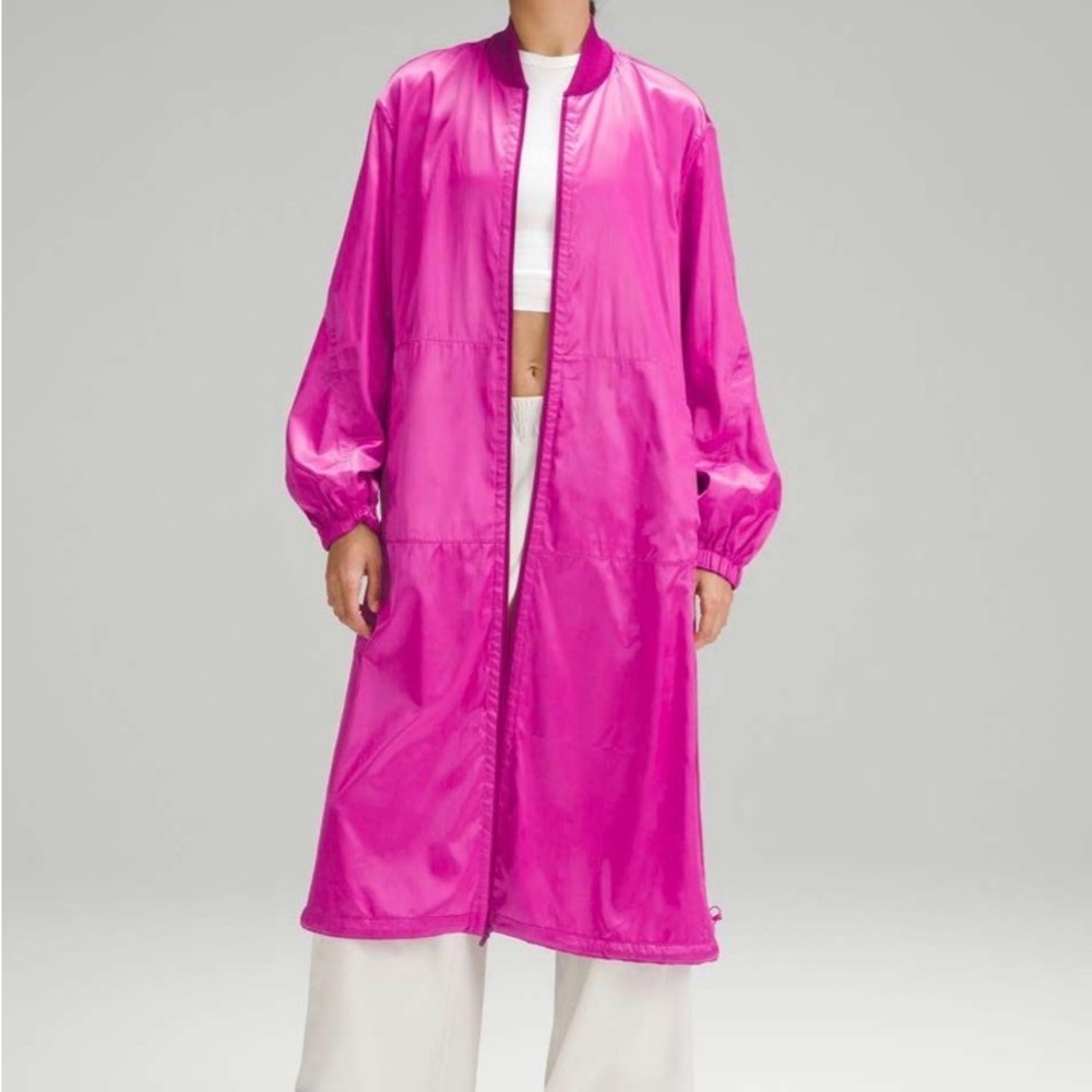 Lululemon Reversible Drape-Sleeve Long Jacket